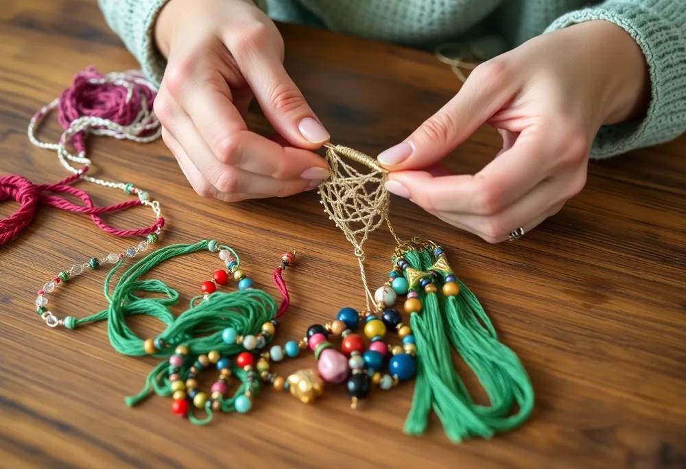 crochet jewelry